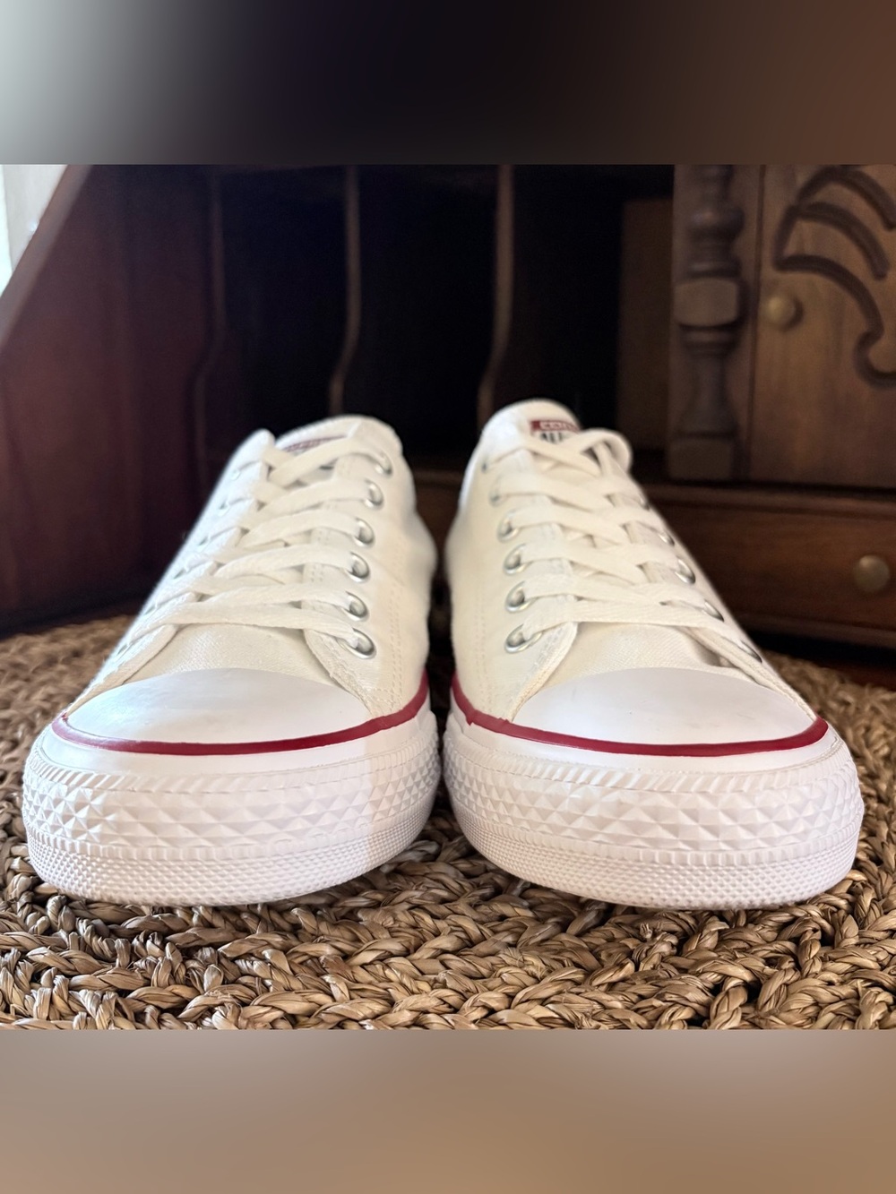Converse Chuck Taylor All Star Low Top White M7652 Unisex Mens 6.5 Womens 8.5 - Picture 2 of 9